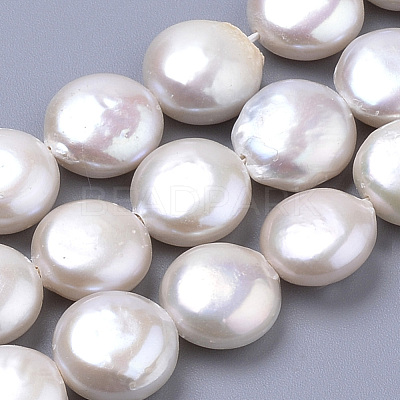 Natural Baroque Pearl Keshi Pearl Beads Strands PEAR-S012-28-1