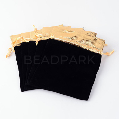 Rectangle Velvet Jewelry Bag X-TP-R001-12x15-01-1