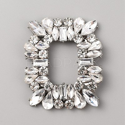 Alloy Crystal Rhinestone Shoe Decorations FIND-WH0153-05P-1
