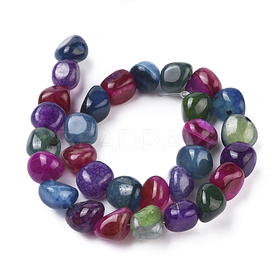 Natural Agate Beads Strands G-L560-M02-1
