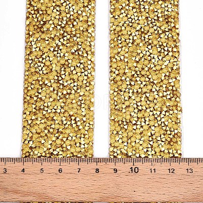 Glitter Resin Hotfix Rhinestone(Hot Melt Adhesive On The Back) OCOR-TA0002-03-01-40mm-1