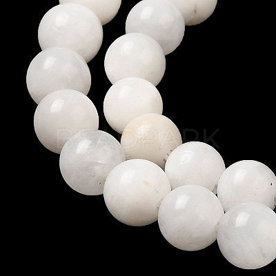 Nature Rainbow Moonstone Round Bead Strands X-G-M263-A-02AB-1