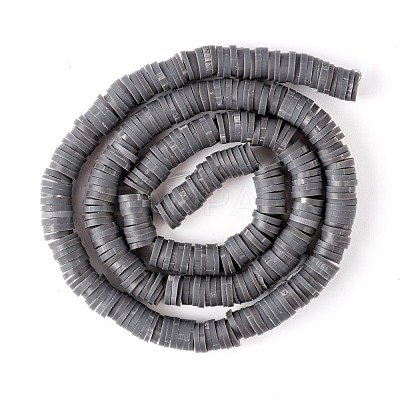 Handmade Polymer Clay Beads Strands CLAY-R089-6mm-Q062-1