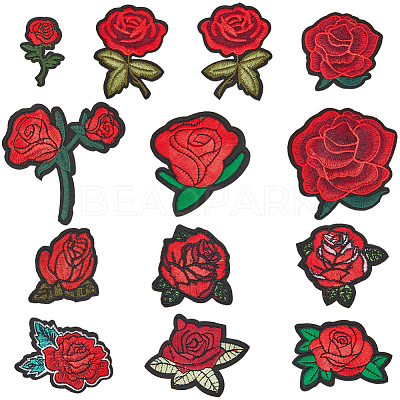 26Pcs 3 Styles Polyester Clothing Patches PATC-CY0001-52-1