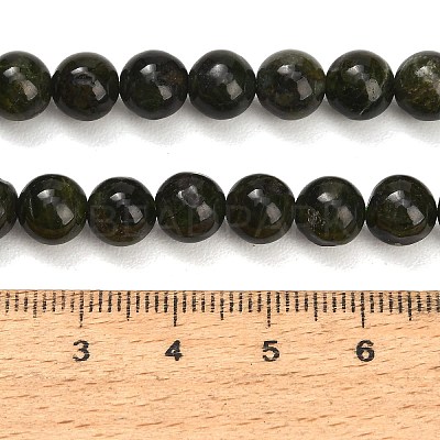 Natural Green Diopside Beads Strands GG-CBA993B-A01-8mm-1