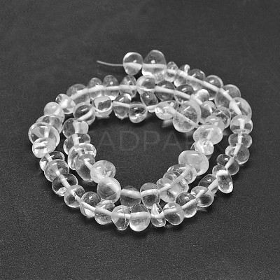 Natural Quartz Crystal Nuggets Bead Strands G-J337-17-1