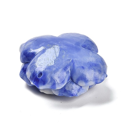 Synthetic Shell Dyed Carved Flower Connector Charms SHEL-D081-01C-1