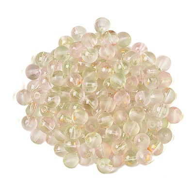 Frosted Baking Paint Glass Beads DGLA-N005-8mm-02-1