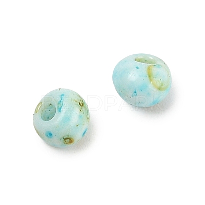 Picasso Glass Seed Beads SEED-Q038-03I-1