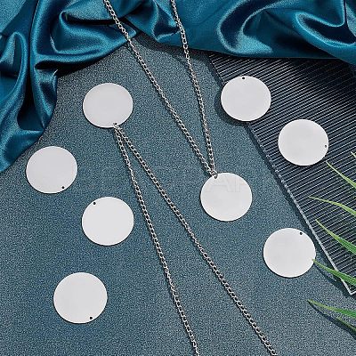 Stainless Steel Pendants LS-STAS-WH0026-01P-1