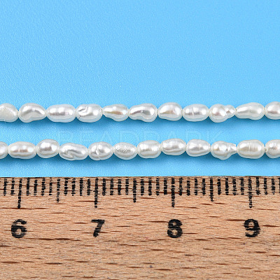 Natural Cultured Freshwater Pearl Beads Strands PEAR-N012-02Y-01-1