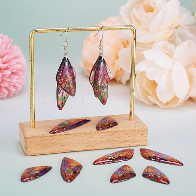 Transparent Resin Wing Pendants Set RESI-TAC0021-01C-1