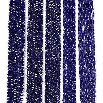 Electroplate Glass Beads Strands LS-EGLA-A044-T6mm-B06-1
