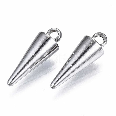 Tarnish Resistant 201 Stainless Steel Pendants STAS-S117-002B-01-1