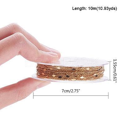 Brass Link Chains CHC-T007-01G-1
