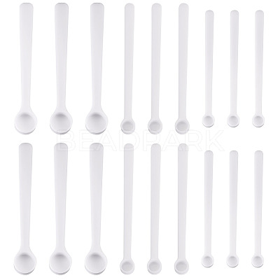 30Pcs 3 Styles Plastic Spoons AJEW-TA0001-89-1