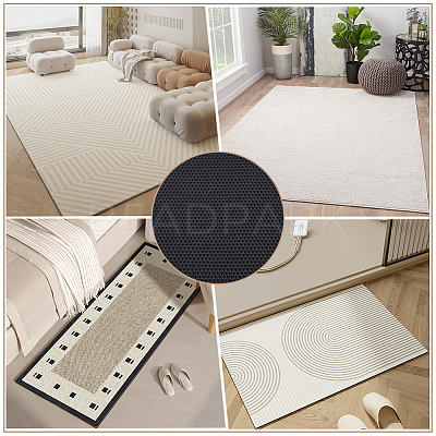 Felt & TPR Anti-slip Carpet Mat AJEW-WH0816-427A-1