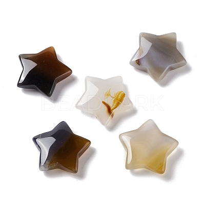 Natural Agate Beads G-E574-01E-1