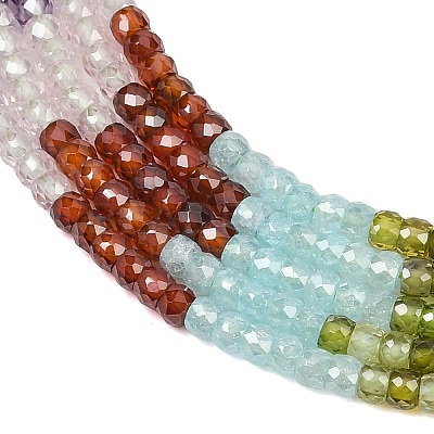 Cubic Zirconia Beads Strands ZIRC-P125-2x3mm-38-1