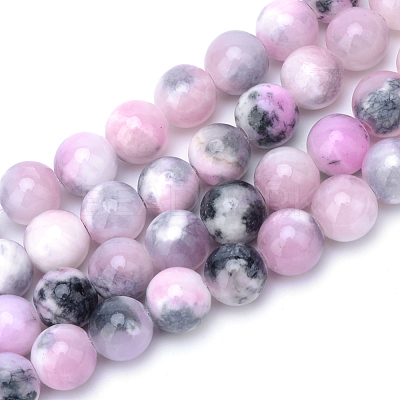 Natural Dyed Persian Jade Gemstone Bead Strands X-G-R271-8mm-XP13-1