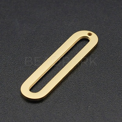 201 Stainless Steel Open Back Bezel Pendants STAS-R111-LA140-1