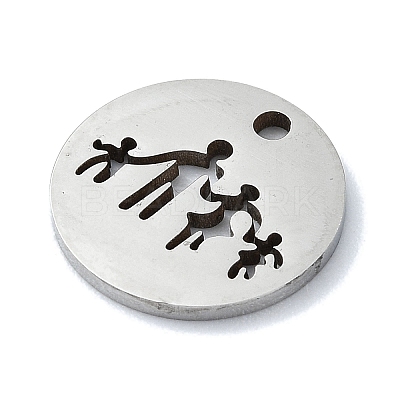 Non-Tarnish 304 Stainless Steel Charms STAS-C097-35P-1