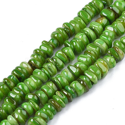 Natural Trochid Shell/Trochus Shell Beads Strands SHEL-S258-081-B05-1