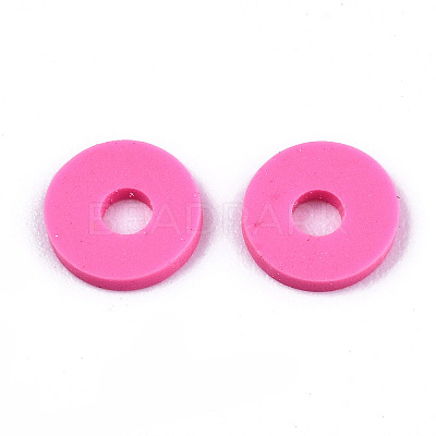 Handmade Polymer Clay Beads LS-CLAY-Q251-8.0mm-57-1