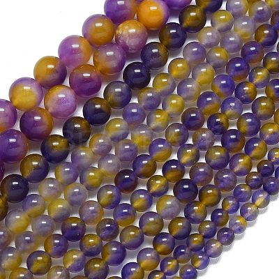 Natural Malaysia Jade Beads Strands G-B165-C04-8mm-1