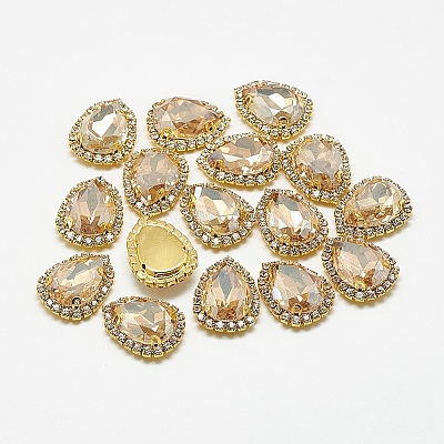 Sew on Rhinestone RGLA-T122-13x18-06G-1