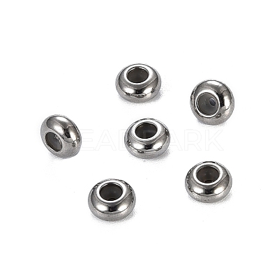 304 Stainless Steel Beads STAS-S103-18B-P-1