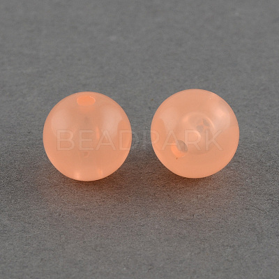 Imitation Jelly Acrylic Beads SACR-R836-8mm-01-1