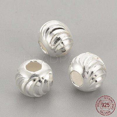 925 Sterling Silver Beads LS-STER-S002-16-4mm-1