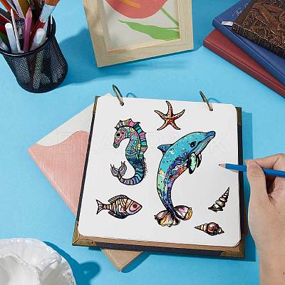 PVC Plastic Clear Stamps DIY-WH20051-006-1