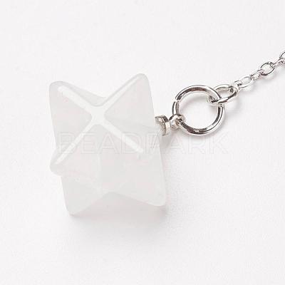 Chakra Natural Quartz Crystal Dowsing Pendulums G-F516-01L-1
