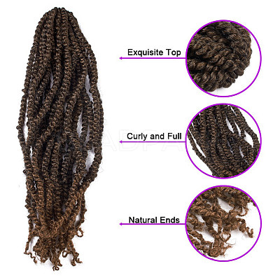Pre-Twisted Passion Twists Crochet Hair OHAR-G005-17D-1