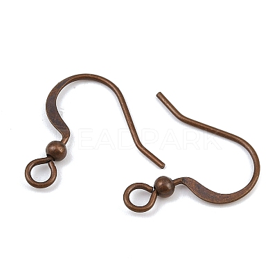 Brass French Earring Hooks KK-Q369-RC-1