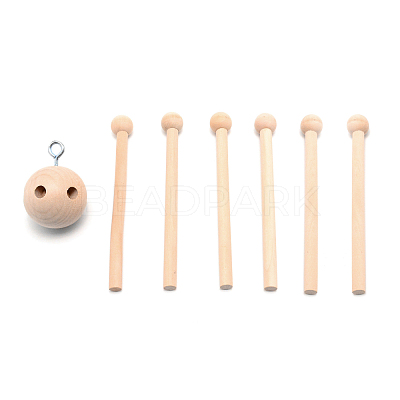 DIY Bamboo Wind Chime Making Finding Kit DIY-WH0304-119-1