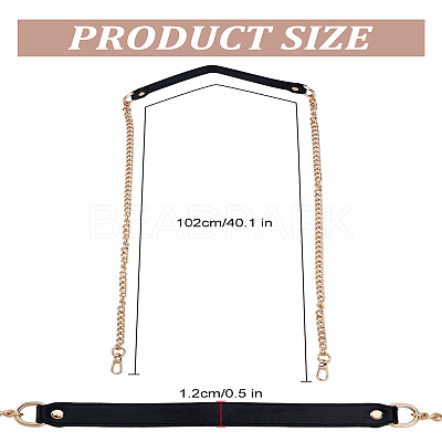 1Pc Imitation Leather Crossbody Long Purse Straps FIND-LP0004-54B-1