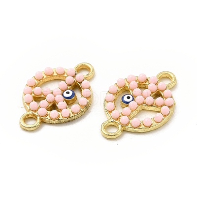 Alloy Enamel Connector Charms FIND-H039-11G-C-1