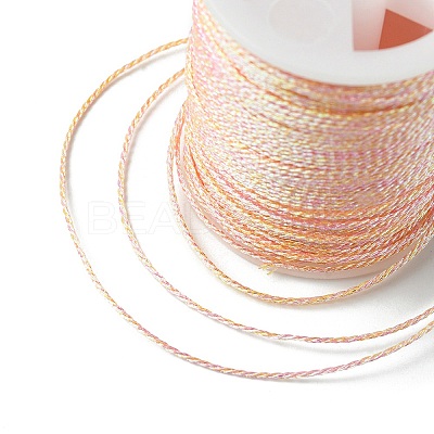 17M Rainbow Color Polyester Sewing Metallic Thread OCOR-E026-08B-1
