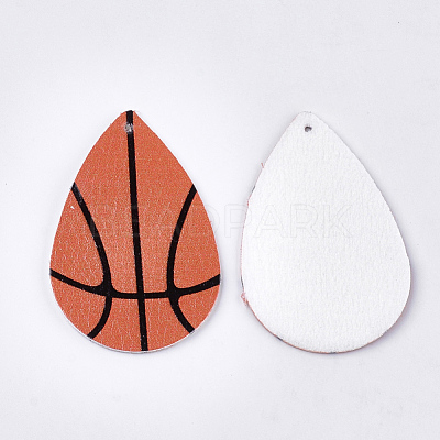 PU Leather Big Pendants X-FIND-Q082-06A-1