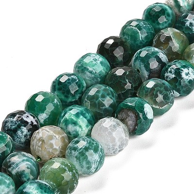 Natural Fire Crackle Agate Beads Strands X-G-L595-A02-01E-1