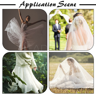 Polyester Mesh Fabric DIY-WH20009-40F-1