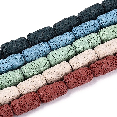 Natural Lava Rock Beads Strands G-N257-14A-01-1