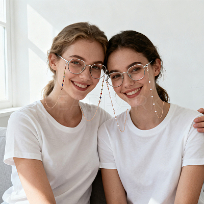 6Pcs 6 Styles Eyeglasses Chains AJEW-CN0006-09-1