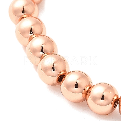 Electroplated Synthetic Magnetic Hematite Beads Strands G-L613-F01-01B-1