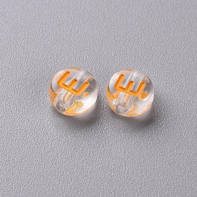 Transparent Clear Acrylic Beads MACR-N008-44A-1