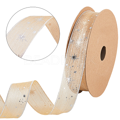 20 Yards Polyester Printed Grosgrain Ribbon OCOR-WH20005-32A-04-1