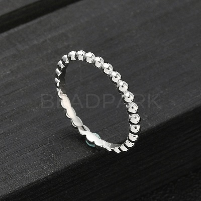 925 Streling Silver Plain Band Rings RJEW-P164-01A-P-1